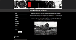 Desktop Screenshot of jameskingphotography.com