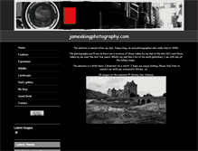 Tablet Screenshot of jameskingphotography.com